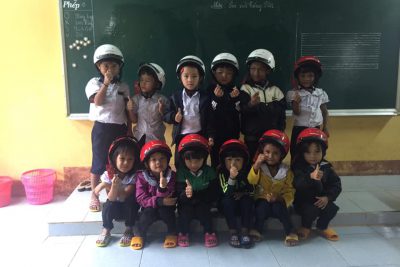 hưởng ứng tháng hành động ATGT, chào đón năm học mới, công ty Honda Việt Nam gửi tặng học sinh lớp 1 những chiếc mũ bảo hiểm nhằm tuyên truyền sâu rộng ý thức chấp hành ATGT đối với học sinh trong toàn Quốc.